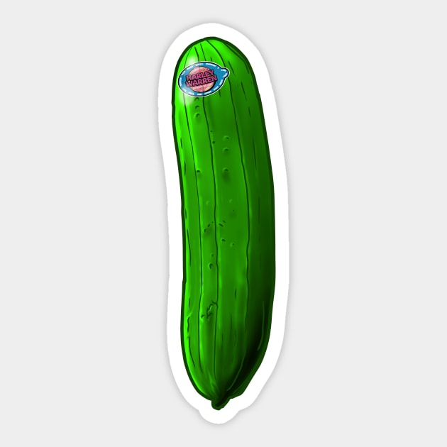 Cucumber Sticker by Harley Warren